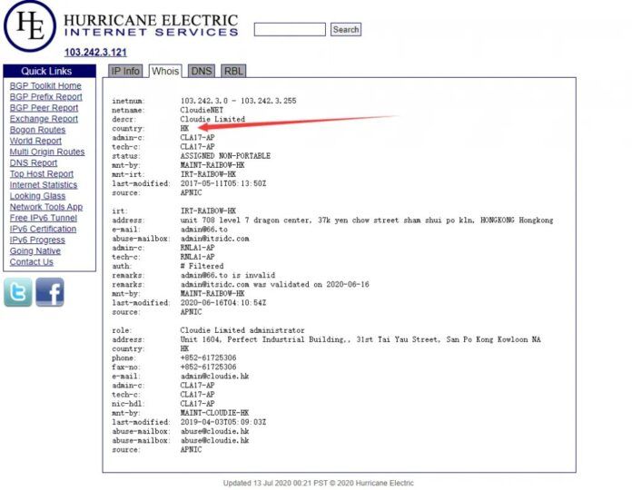 如何判断自己的云服务器ip是原生ip还是广播ip-主机吧